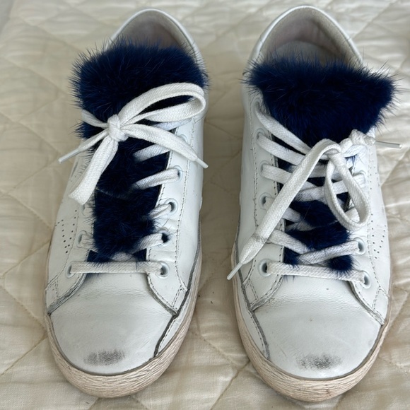 Golden Goose Foxsuperstar fox fur sneakers size 37 ladies